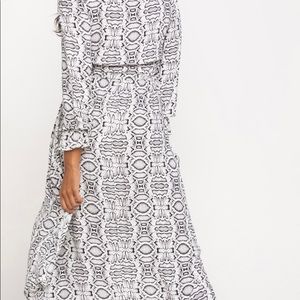 Shyanne black and white dress